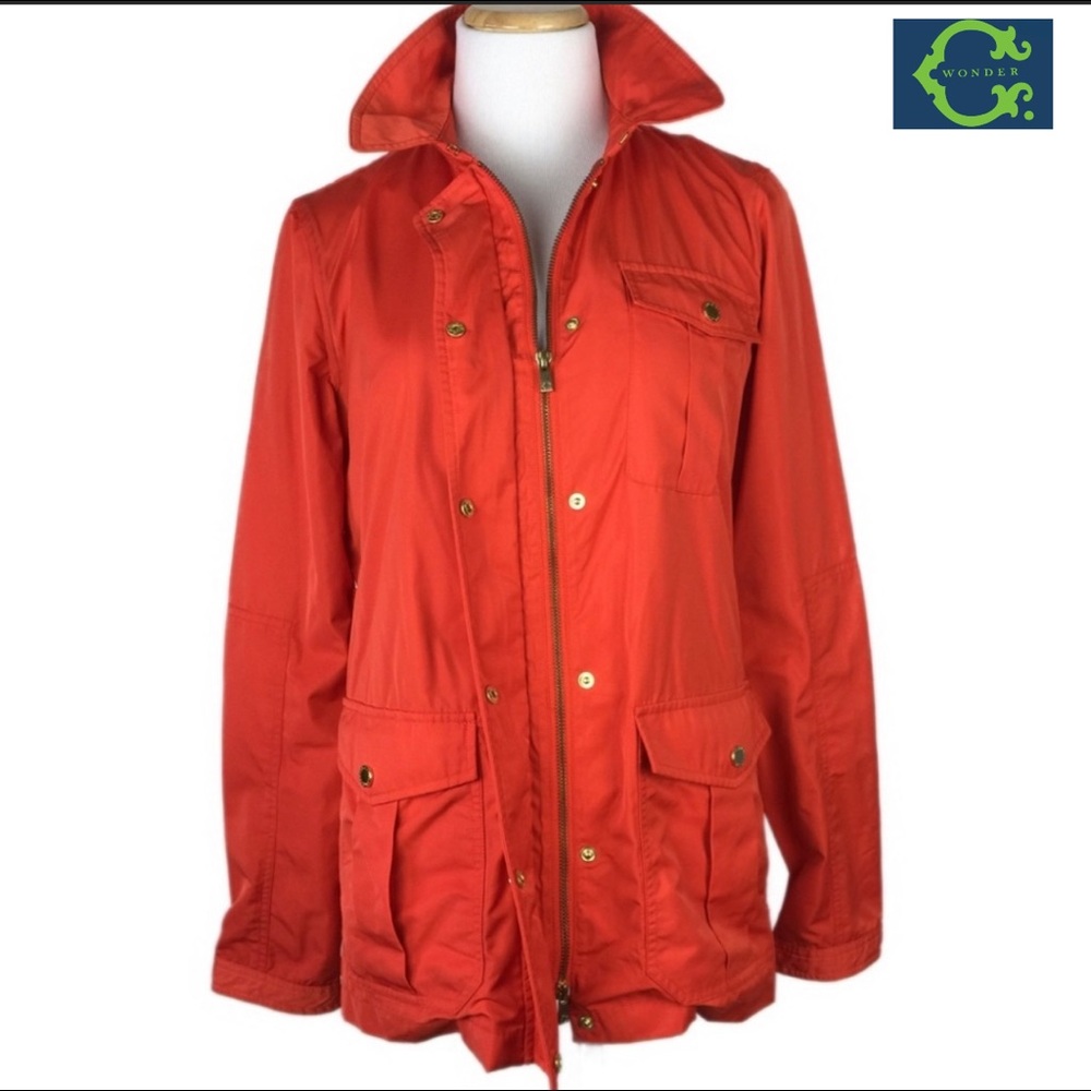 C Wonder Women's Jacket Lightweight Orange Size S